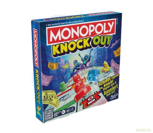 Monopoly Knockout Actionspiel Hasbro F8995100 (Monopoly Nokaut)