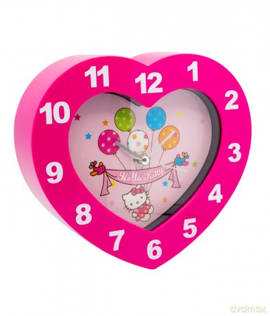 Hello Kitty - herzförmige Wanduhr