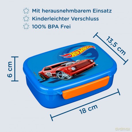 Hot Wheels - Brotzeitdose