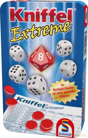 Kniffel Extreme gra typu bring-along niemiecka wersja