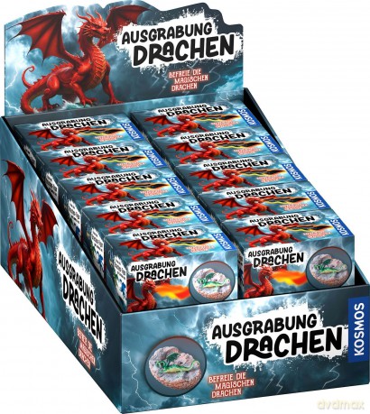Kosmos 601379 - Ausgrabung Drachen (20 Ex. im Display)
