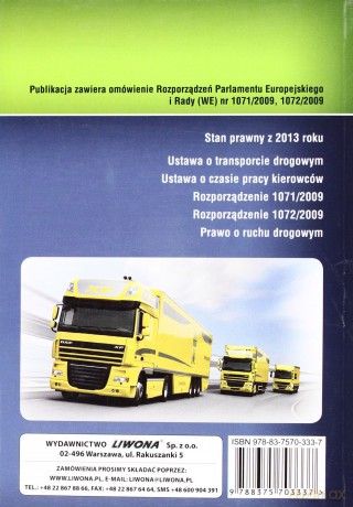Vademecum kierowcy zawodowego LIWONA [KSIĄŻKA]