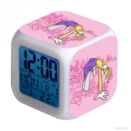 LED Wecker (digital - leuchtend) Lola 009 Looney Tunes Pink