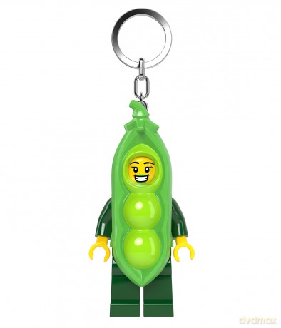 LEGO Minifigures - Schlüsselanhänger mit Taschenlampe - Erbsenschoten-Kostüm-Mädchen