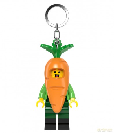 LEGO Minifigures - Schlüsselanhänger mit Taschenlampe - Karotten-Maskottchen
