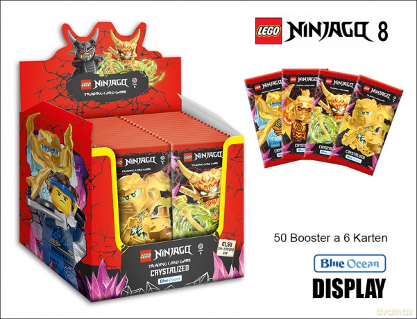 LEGO NINJAGO Trading Cards Seria 8 Next Level - DISPLAY 50 sztuk