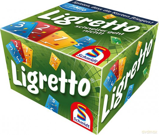 Gra Ligretto zielona Gra karciana