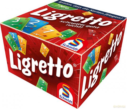 Gra Ligretto czerwona Gra karciana