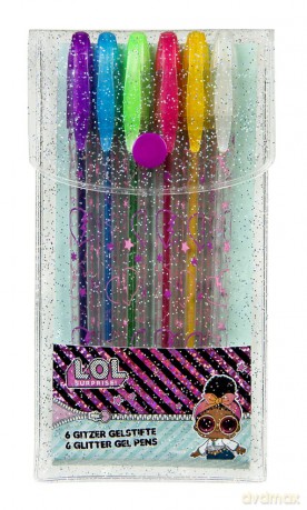 LOL Surprise - 6 Glitzer Gelstifte