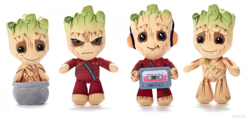 Marvel Baby Groot - Plüsch Collection - 4-fach sortiert- 28 cm
