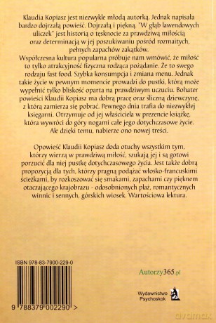 W głąb lawendowych uliczek [KSIĄŻKA]