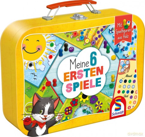 Meine 6 ersten Spiele im Metallkoffer (Moje pierwsze 6 gier)