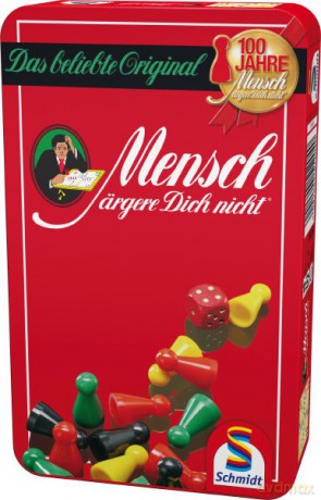 Gra planszowa Mensch Schmidt Spiele chinczyk w Wersji Niemieckiej