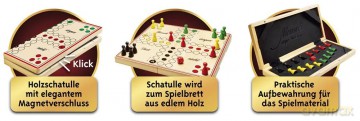 Gra planszowa Mensch Schmidt Spiele chinczyk w Wersji Niemieckiej