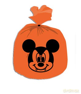 Mickey Halloween - 6 Decoration Bags