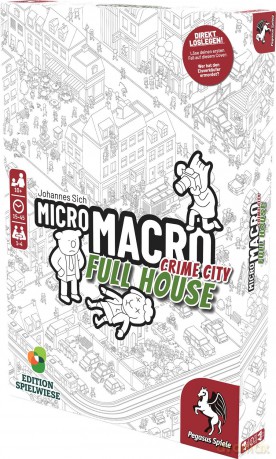 MicroMacro: Crime City 2 - Full House (Edition Spielwiese) - Familienspiel