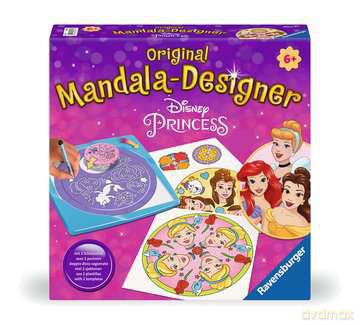 Projektantka mandali midi Disney Princess - zestaw kreatywny