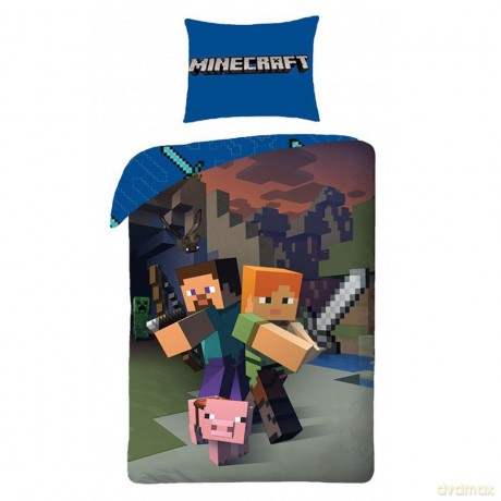 Minecraft - Bettwäsche - 140 x 200 cm + 70 x 90 cm