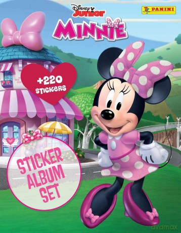 Minnie Maus Sticker Album Set Naklejki