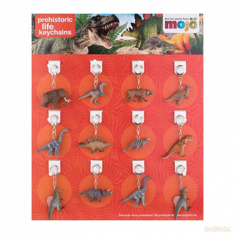 Mojo 387483 - Dinosaurier Schlüsselanhänger - 36 Stück im Display