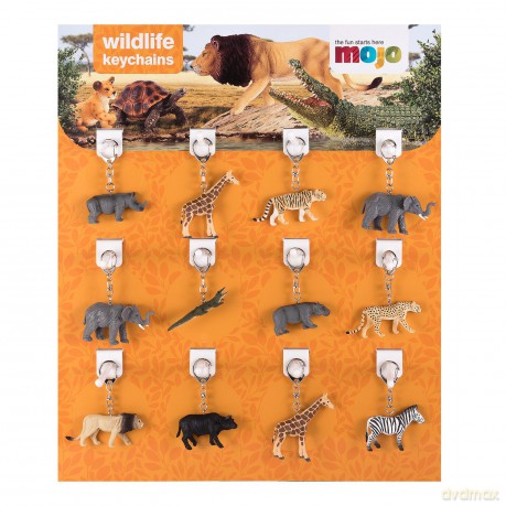 Mojo 387497 - Wildnis Schlüsselanhänger - 36 Stück im Display