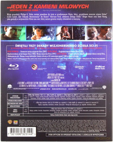 Łowca androidów: Edycja Jubileuszowa 30. rocznica [3xBlu-Ray]