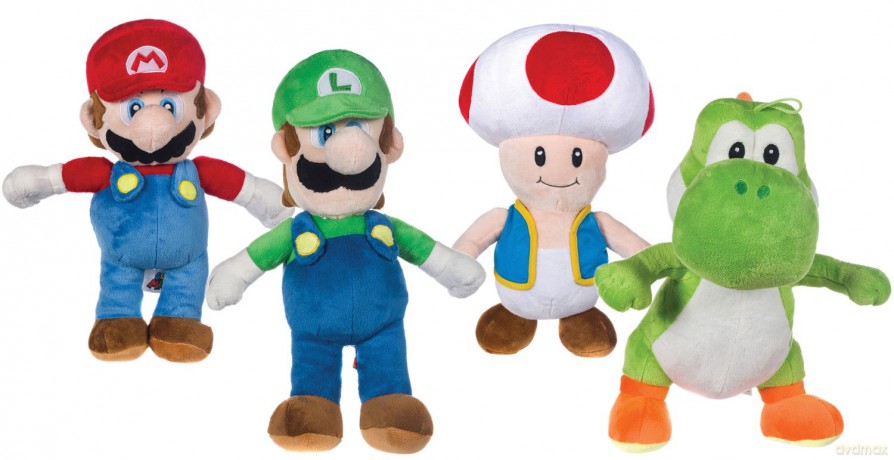 Nintendo Super Mario Mix - 4-fach sortiert - Plüschfigur 40-46 cm