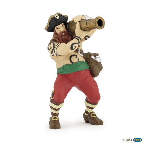 Papo 39439 - Spielfigur - Pirat mit Kanone