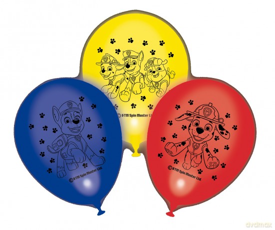 Paw Patrol - LED Luftallons - 3-fach sortiert
