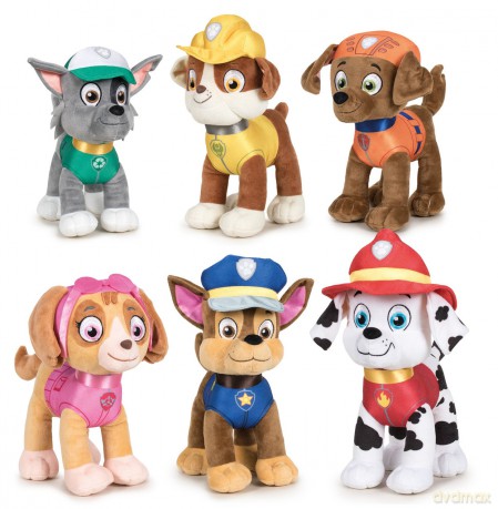 Paw Patrol - Plüschfiguren 6-fach sortiert, 19cm