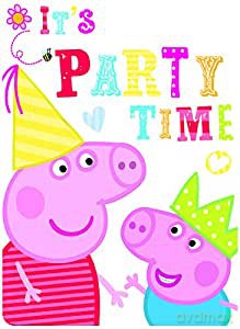 Peppa Pig - 6 Einladungskarten mit Umschlag