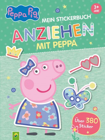 Peppa Pig - Mein Stickerbuch "Anziehen mit Peppa"