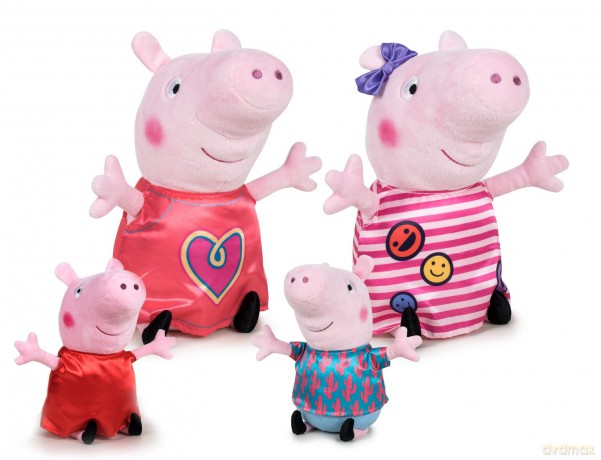 Peppa Pig - Plüschfiguren 4-fach sortiert, 38cm