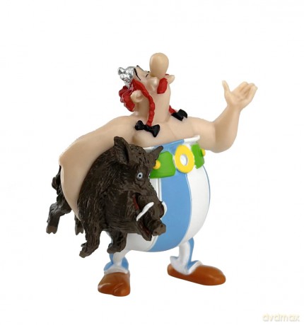 Plastoy 60612 - Obelix mit Wildschwein