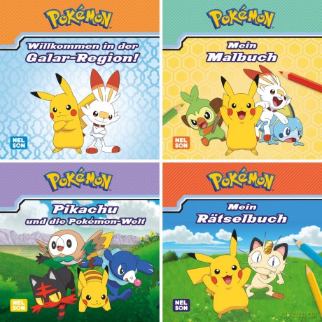 Pokemon - 20 Maxi - Mini Bücher - Box 34