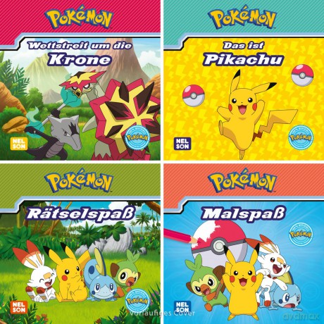 Pokemon - 20 Maxi - Mini Bücher - Box 39