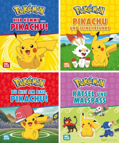 Pokemon Pixi: Pikachu 1-4 - 24 Mini-Büchlein im Display