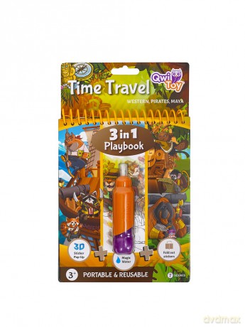 Qwi Toy 3 in 1 Spielbuch - Zeitreise