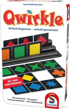 Qwirkle - Mitbringspiel in Metalldose