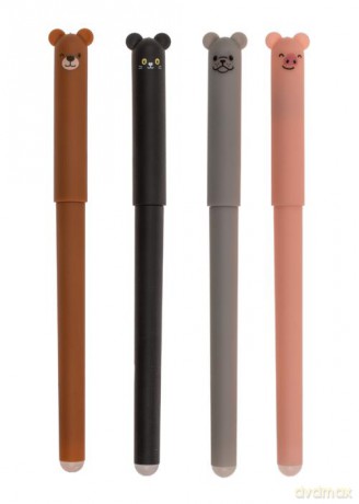 Radierbarer Stift - 4-fach sortiert im Display - 14 cm
