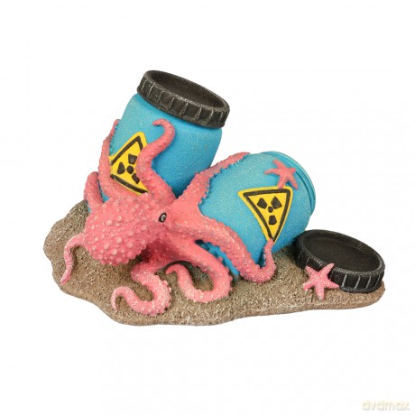 Radioaktive Fässerit Oktopus Mehrfarbig - Deko-Figur