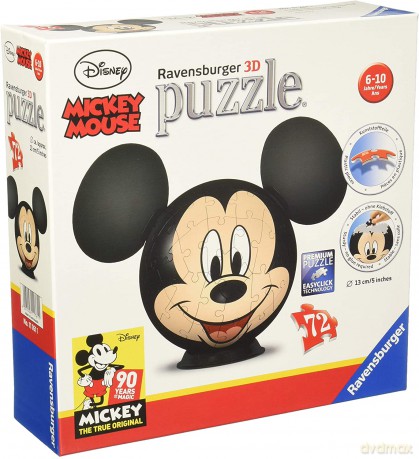 RAVENSBURGER 72 el. 3D Myszka Mickey  [PUZZLE]