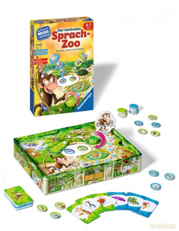 Ravensburger 24945 - Der Verdrehte Sprach-Zoo Lernspiel