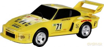 Zdalnie sterowany model samochodu Porsche Turbo 935 żółty