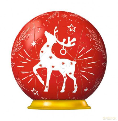 RAVENSBURGER 54 el. 3D Bombka Choinkowa z Reniferem  [PUZZLE]