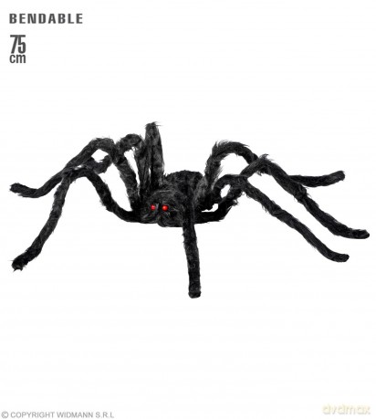 RIESIGE HAARIGE SPINNE BIEGBAR 75 cm