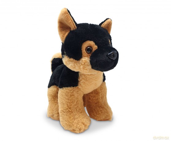 Schäferhund sitzend - Plüschfigur 20 cm