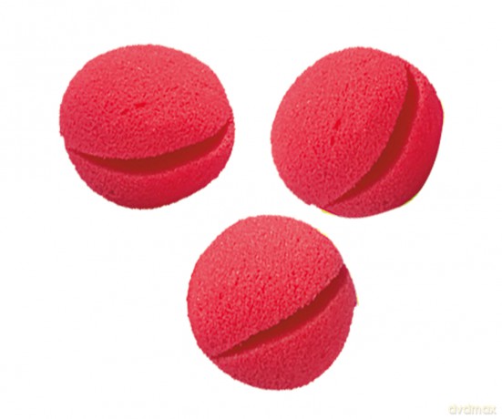 Schaumstoff Clown Nasen, rot