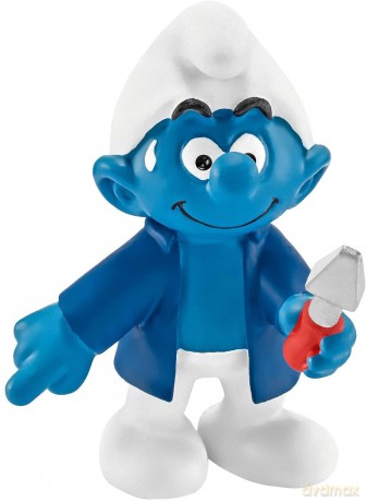 Schleich 20768 - Schlumpf Hausmeister, Spielfigur