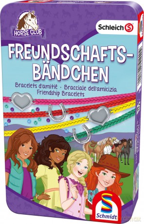 Schleich, Horse Club, Freundschaftsbändchen - Mitbringspiel in Metalldose